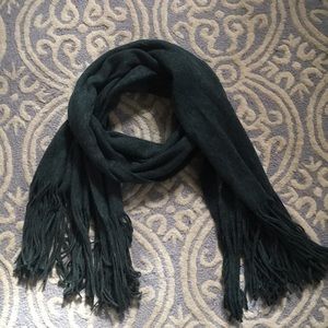 Extra Large Mimi Fringed Free People Green Scarf